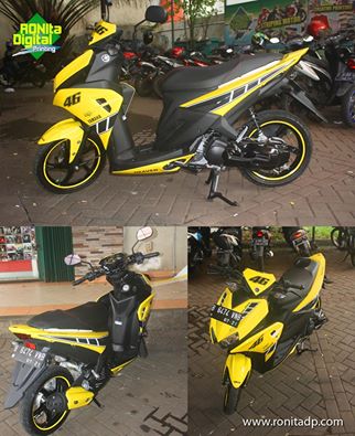 striping motor yamaha aerox